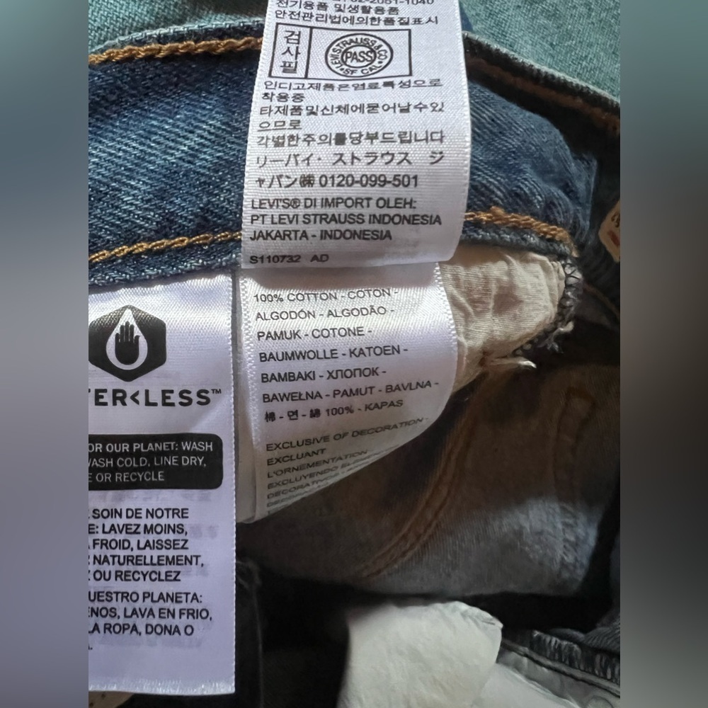 NWT Levi’s Women's Premium Wedgie Straight Jeans 26 - Picture 14 of 14